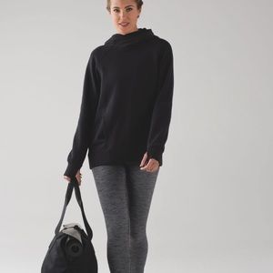 Lululemon Say Fleece Black Sweatshirt